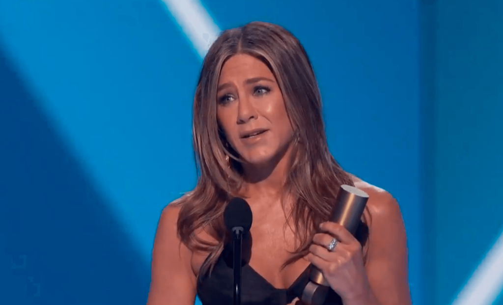 Jennifer Aniston no People's Choice Award 2019