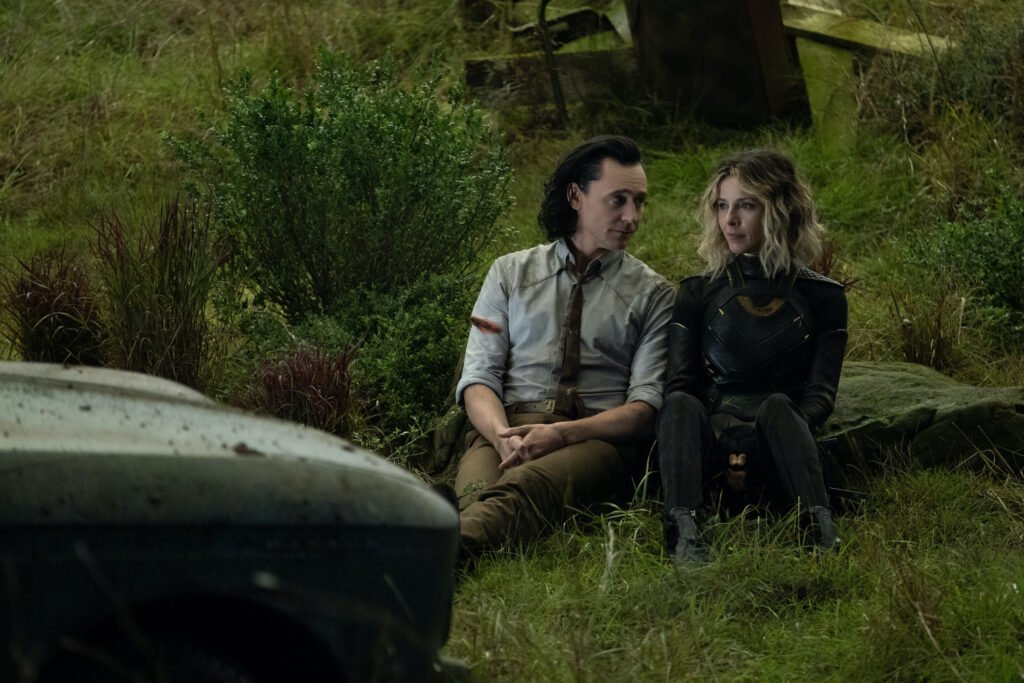 Loki e Sylvie no Vazio no episódio Jornada ao Mistério