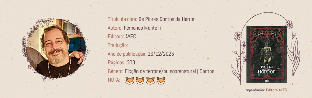 Ficha Literária do livro Queime por Fernando Mantelli - Editora AVEC