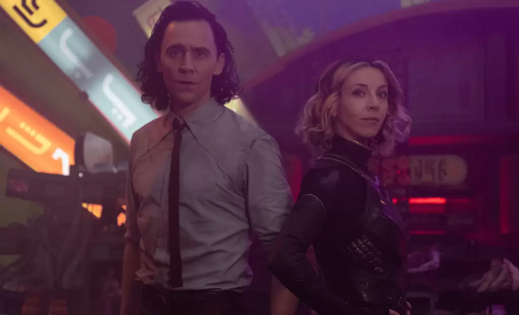 Sylvie e Loki em Lamentis, na série Loki na Disney+